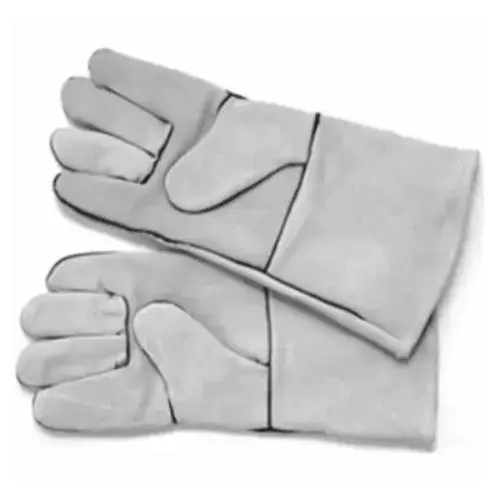 GRAY LEATHER LINED WELDING GLOVES GRAY LEATHER LINED WELDING GLOVES
