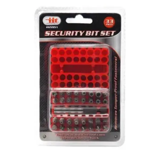 Security Bit Set, 33-Piece Security Bit Set, 33-Piece
