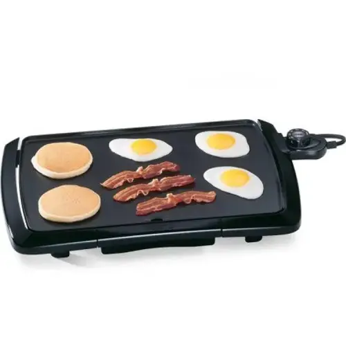 Electric Griddle, Cool-Touch, 10-1/2" x 16" Cooking Surface Electric Griddle, Cool-Touch, 10-1/2" x 16" Cooking Surface