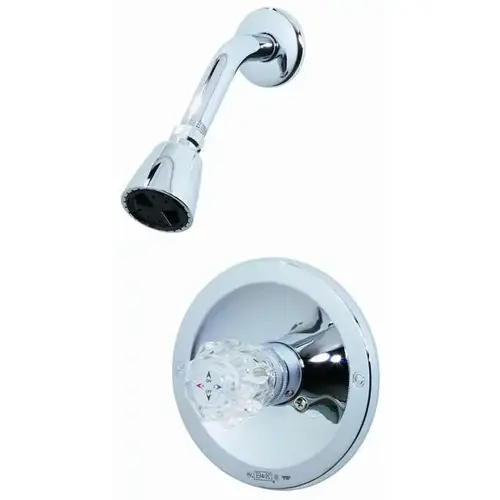 Single Handle Tub and Shower Faucet, Chrome, 1.8 GPM Single Handle Tub and Shower Faucet, Chrome, 1.8 GPM