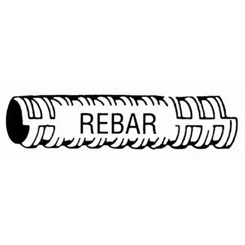 1/2 IN X 20 FT NUMBER 4 REBAR 1/2 IN X 20 FT NUMBER 4 REBAR