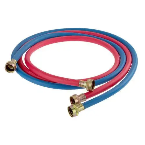 Washing Machine Hose, 5', 3/4" FHT, Red/Blue, Pack of 2 Washing Machine Hose, 5', 3/4" FHT, Red/Blue, Pack of 2