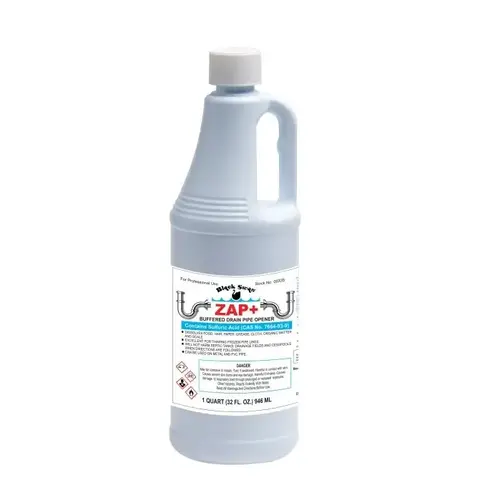 ZAP+ DRAIN OPENER 32 OZ QUART ZAP+ DRAIN OPENER 32 OZ QUART