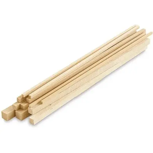 RED 3/4" X 36" SQUARE DOWEL RED 3/4" X 36" SQUARE DOWEL