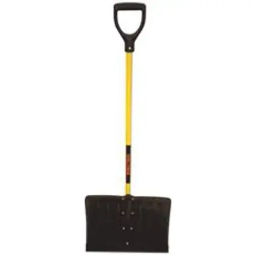 Snow Shovel, 18" Steel Blade, 41" Fiberglass Handle, D-Grip Snow Shovel, 18" Steel Blade, 41" Fiberglass Handle, D-Grip