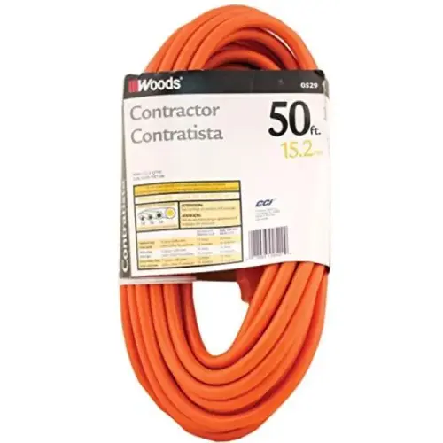 CORD SET 12/3 50FT SJTW ORANGE CORD SET 12/3 50FT SJTW ORANGE