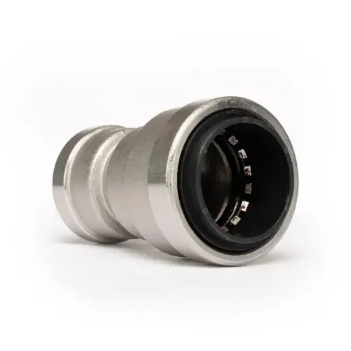 3/4 In. x 1/2 In. Push-to-Connect Stainless Steel Reducing Coupling 3/4 In. x 1/2 In. Push-to-Connect Stainless Steel Reducing Coupling