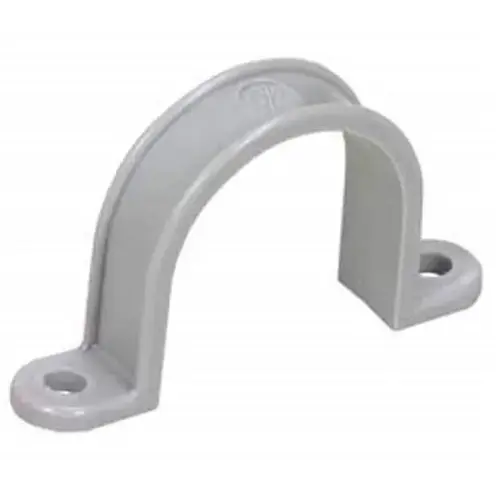 (PS15) PIPE STRAPS PVC 2 HOLE 1-1/2IN (PS15) PIPE STRAPS PVC 2 HOLE 1-1/2IN
