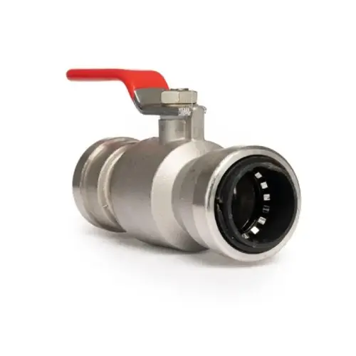 1/2 In. Push-to-Connect Stainless Steel Full Port Ball Valve 1/2 In. Push-to-Connect Stainless Steel Full Port Ball Valve