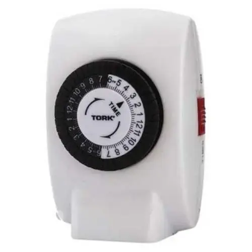 MECHANICAL TIMER W/ 1 GRD OUTL-INDOOR 24-HR MECHANICAL TIMER W/ 1 GRD OUTL-INDOOR 24-HR