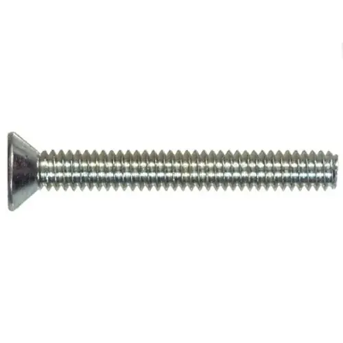 Flat Head Slotted Machine Screw, 10-24 x 3/4", Box of 100 Flat Head Slotted Machine Screw, 10-24 x 3/4", Box of 100