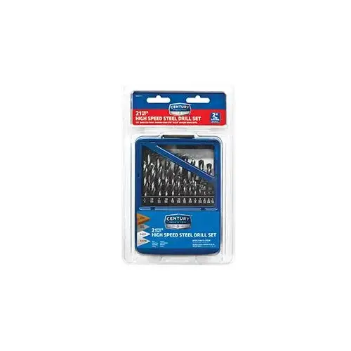 21 PC HIGH SPEED STEEL DRILL SET 21 PC HIGH SPEED STEEL DRILL SET