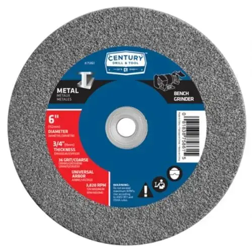 GRINDING WHEEL 6IN X 3/4IN COARSE 60 GRIT GRINDING WHEEL 6IN X 3/4IN COARSE 60 GRIT