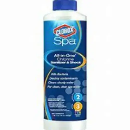 All-in-One Pool and Spa Sanitizer and Shock, 14 oz, Case of 6 All-in-One Pool and Spa Sanitizer and Shock, 14 oz, Case of 6
