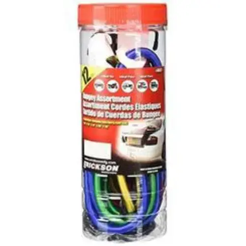 JAR ASSORTMENT OF BUNGEE 12 PC JAR ASSORTMENT OF BUNGEE 12 PC