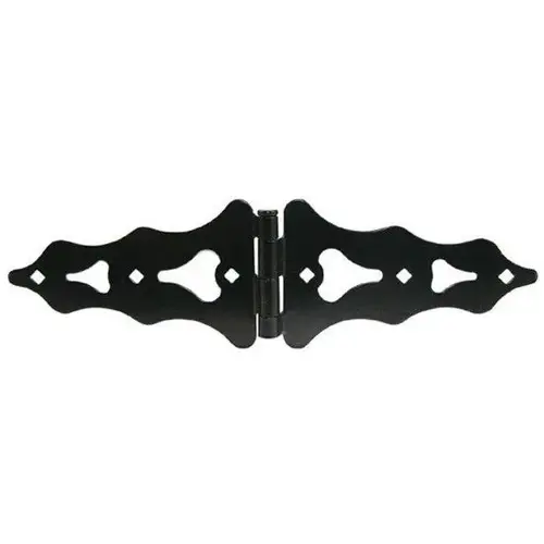 STRAP HINGE H D ORNAMENTAL 8 IN BLK STRAP HINGE H D ORNAMENTAL 8 IN BLK