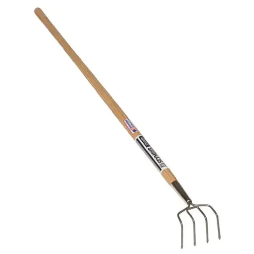 S400 Jobsite Garden Cultivator, 4-Tine, " Wood Handle S400 Jobsite Garden Cultivator, 4-Tine, " Wood Handle