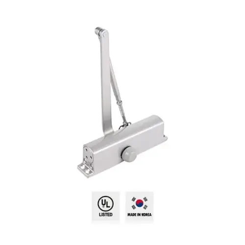 #2 DOOR CLOSER ALUMINUM FINISH. #2 DOOR CLOSER ALUMINUM FINISH.