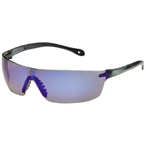 StarLite Squared Safety Glasses, Blue Mirror Lens, ANSI Z87.1+, CSA Z94.3 StarLite Squared Safety Glasses, Blue Mirror Lens, ANSI Z87.1+, CSA Z94.3