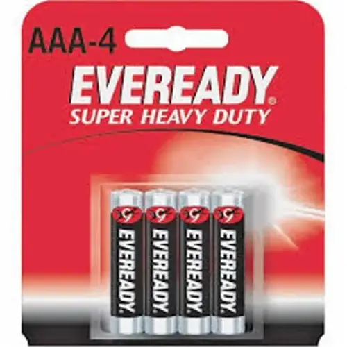 EVEREADY AAA SUPR HVY DUTY BATTRY 4PK EVEREADY AAA SUPR HVY DUTY BATTRY 4PK