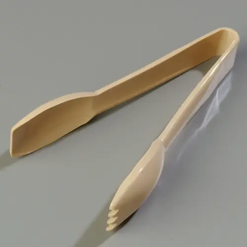 TONG 6 INCH SALAD PLASTIC BEIGE TONG 6 INCH SALAD PLASTIC BEIGE