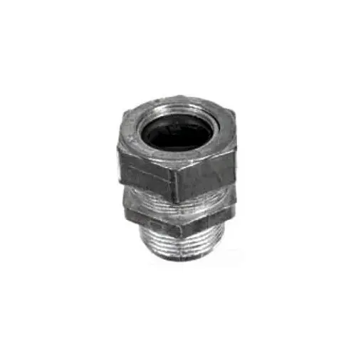 Water-Tight Compression Connector, SEU Cable, 1-1/2", Zinc Water-Tight Compression Connector, SEU Cable, 1-1/2", Zinc