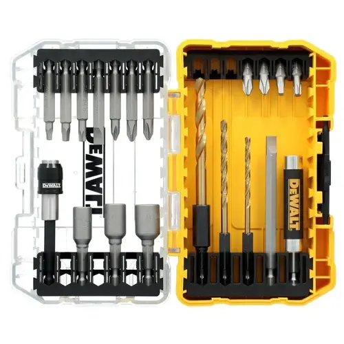 RAPID LOAD ToughCase + Accessory Set, 20-Pc., 1/4-in Hex Shank Black Oxide RAPID LOAD ToughCase + Accessory Set, 20-Pc., 1/4-in Hex Shank Black Oxide