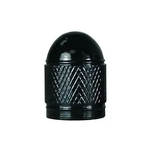 CAP VALVE BLACK ALUMINUM 4/CD CAP VALVE BLACK ALUMINUM 4/CD