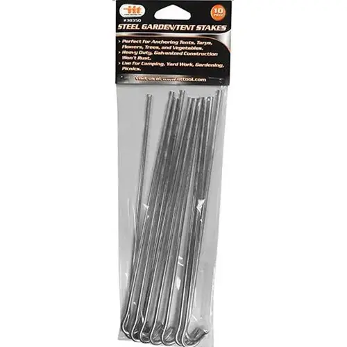Steel Garden Tent Stake, Galvanized Steel Garden Tent Stake, Galvanized