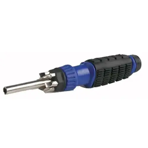6-in-1 Multi-Bit Screwdriver, Cushion Grip 6-in-1 Multi-Bit Screwdriver, Cushion Grip