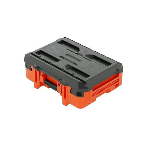 Klein Tools MODbox Series Small Toolbox, 75 lb, Polymer, Orange, 22 in L x 19.1 in H Outside Klein Tools MODbox Series Small Toolbox, 75 lb, Polymer, Orange, 22 in L x 19.1 in H Outside