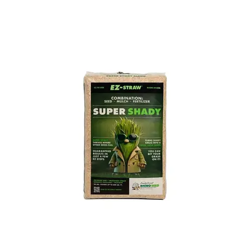 EZ-Straw Super Shady Combination Seed Mulch and Fertilizer, 28 lb Bag EZ-Straw Super Shady Combination Seed Mulch and Fertilizer, 28 lb Bag