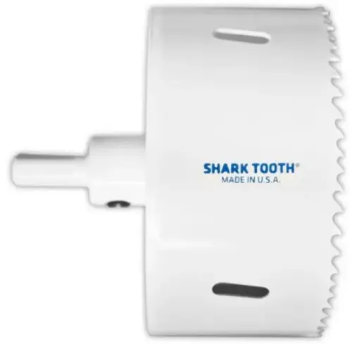 Shark Tooth Hole Saw Arbor Attached 4" Shark Tooth Hole Saw Arbor Attached 4"