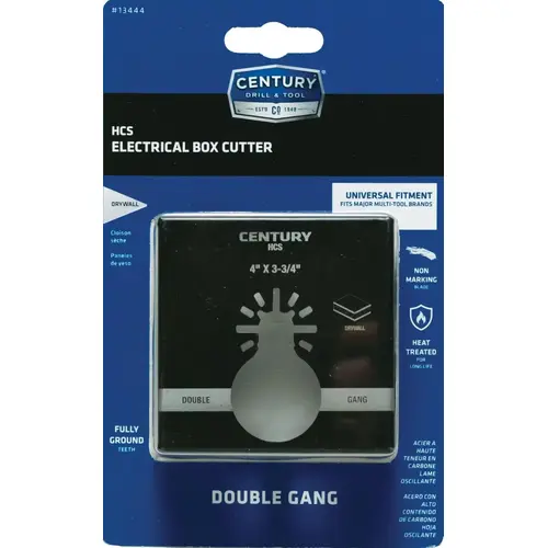 4" x 3-3/4" Electrical Box Oscillating Cutter Blade 4" x 3-3/4" Electrical Box Oscillating Cutter Blade