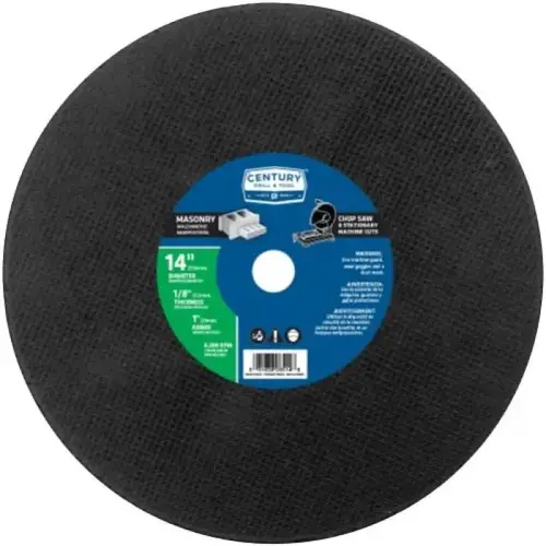 ABRASIVE BLADE 14IN 1/8IN 1IN TYPE 1A ABRASIVE BLADE 14IN 1/8IN 1IN TYPE 1A