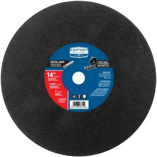 ABRASIVE SAW BLADE 14IN 7/64IN 1IN 1A ABRASIVE SAW BLADE 14IN 7/64IN 1IN 1A
