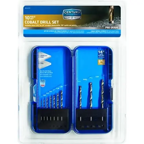 COBALT DRILL BIT 10PC SET COBALT DRILL BIT 10PC SET