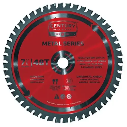 METAL CUTTING BLADE 7-1/4IN 48T METAL CUTTING BLADE 7-1/4IN 48T
