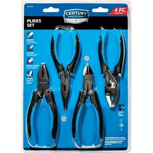 4 PC PLIERS & WRENCH SET 4 PC PLIERS & WRENCH SET