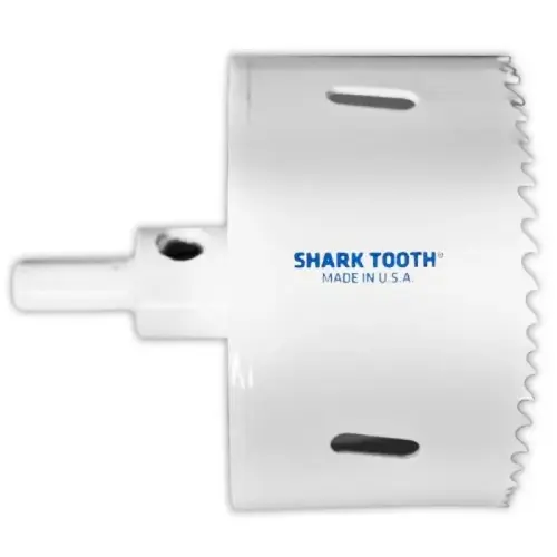 Shark Tooth Hole Saw Arbor Attached 3-1/4" Shark Tooth Hole Saw Arbor Attached 3-1/4"