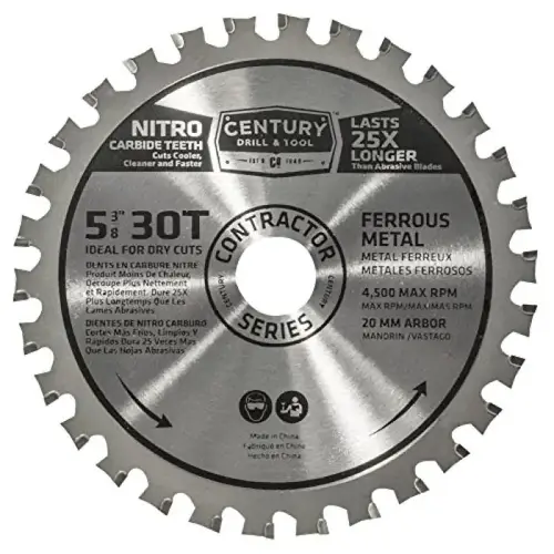 METAL CUTTING BLADE 5-3/8IN 30T METAL CUTTING BLADE 5-3/8IN 30T