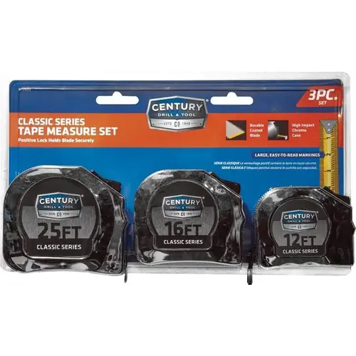3 PIECE CLASSIC C TAPE MEASURE 3 PIECE CLASSIC C TAPE MEASURE