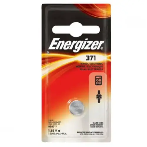 ENERGIZER 371 SILVER OXD BUTTON CELL ENERGIZER 371 SILVER OXD BUTTON CELL