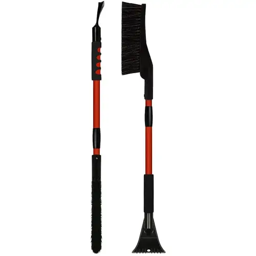 SM Arnold Telescopic Snow Brush with Scraper, 32 to 42 in OAL SM Arnold Telescopic Snow Brush with Scraper, 32 to 42 in OAL