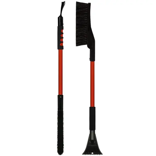 SM Arnold Snow Brush with Scraper, 35 in L Handle SM Arnold Snow Brush with Scraper, 35 in L Handle