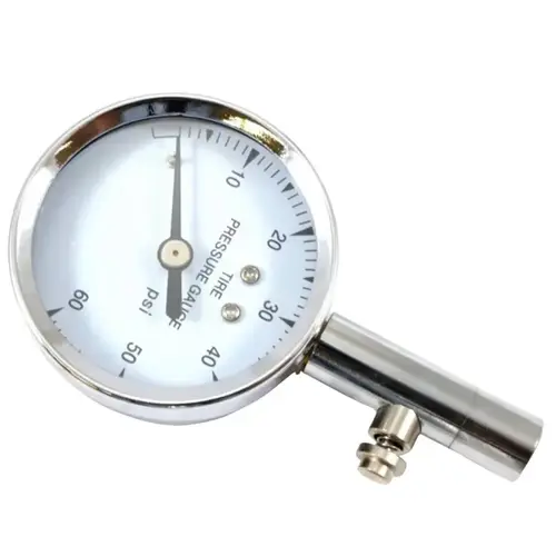 Forney Dial Tire Gauge, 10 to 60 psi, Steel Gauge Case Forney Dial Tire Gauge, 10 to 60 psi, Steel Gauge Case