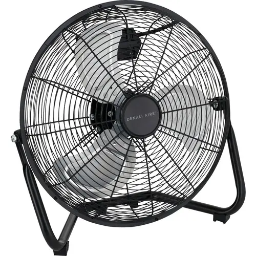 14 In. Black 3-Speed High Velocity Floor Fan 14 In. Black 3-Speed High Velocity Floor Fan