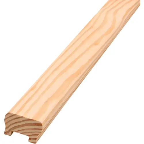 2 In. x 4 In. x 8 Ft. Natural Treated Wood Deck Handrail 2 In. x 4 In. x 8 Ft. Natural Treated Wood Deck Handrail