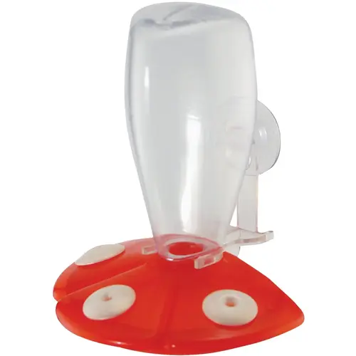 Audubon 12 Oz Plastic Window Mount Hummingbird Feeder Red Audubon 12 Oz Plastic Window Mount Hummingbird Feeder Red