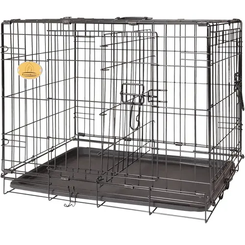 23 In. W. x 27 In. H. x 36 In. L. Folding Kennel Crate 23 In. W. x 27 In. H. x 36 In. L. Folding Kennel Crate